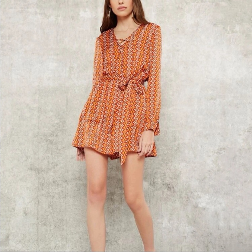 Shein Boho Long Sleeve Romper - image 2